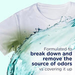 Deep cleansing fabric rinse liquid for HE washing machines.