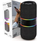 ADX detachable wireless speakers paired together as a single combined portable sound system tower.