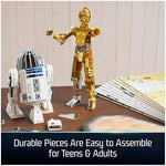 Close up of 4D Build C-3PO model details