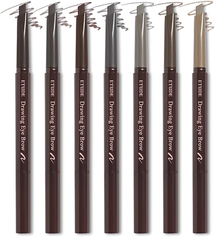 ETUDE Drawing Eye Brow, Eyebrow Pencil, Microblading, Long Lasting, Soft Textured Natural Daily Look, Korean Makeup, Beauty, Brown (0.008 Ounce) - Image 9