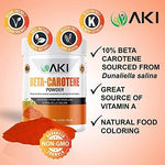 Vegan non-GMO marine algae beta carotene supplement powder scoop preview