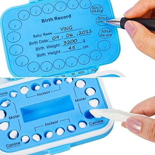 Jetec tooth fairy box with included tweezers and glass bottle