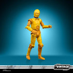 Back view of Hasbro C-3PO articulated PVC action figure