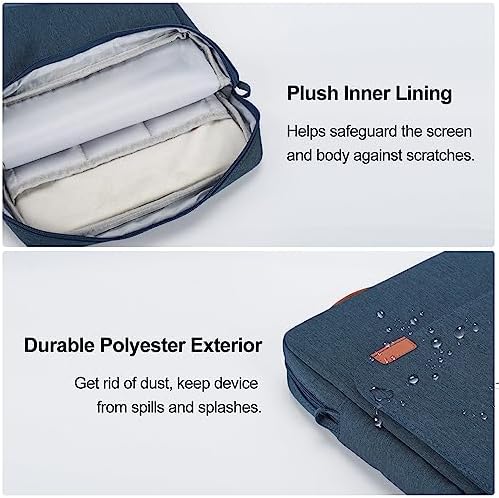 Casedao imported protective tablet bag with detachable shoulder strap
