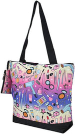 NGIL Medium Top Zipper Closure Canvas Tote Bag with Attached Matching Coin Purse For Moms and Nurses - Image 13