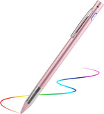 Minilabo stylus pen front view featuring pink active digital design.