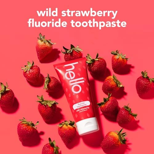 ADA approved strawberry toothpaste for children aged two and up