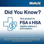 WalkFit Platinum orthotic insoles showing the Bio-Lock gel heel cup for shock absorption.