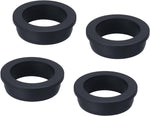 MECCANIXITY 4Pcs T Shape Rubber Grommet Mount Dia 30mm ID 20mm H 10mm Seal Protection Hole Plugs for Cable Pipe Black - Image 11