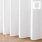 OVZME brand packaging for the premium hotel spa luxury machine washable fabric bathroom curtain.