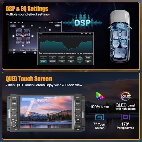 Adapter-Universe car stereo split screen mode showing multiple apps