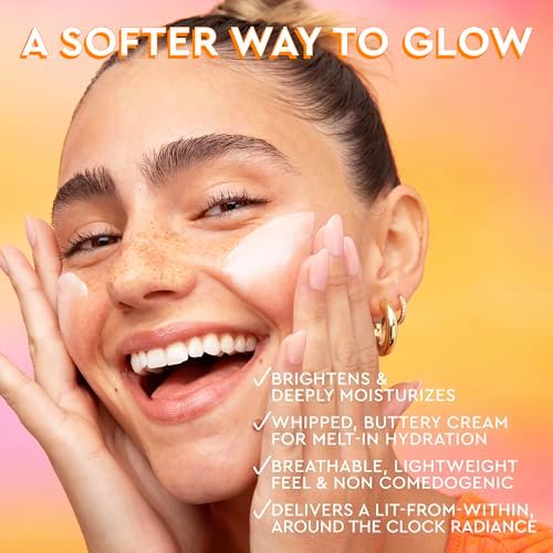 Glow Recipe Cloudberry moisturizing cream texture showing whipped consistency