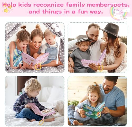 Rhoxshy two pack infant keepsake photo book packaging displaying both colorful designs