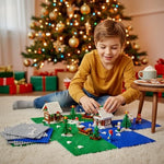 Brick Loot baseplates stacked in a 10-pack set