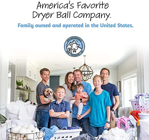 Natural chemical free alternative to dryer sheets shown with fluffy laundry towels