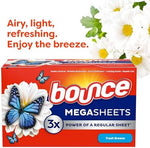 Premium USA imported fabric softening sheets for automatic dryer showing the fresh breeze variant logo