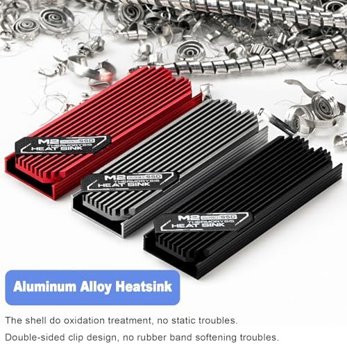 Astaron premium aluminum alloy cooling fin with secure metal clip mechanism open view
