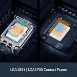 Intel contact frame and mounting hardware included with the imported computer water cooling kit.