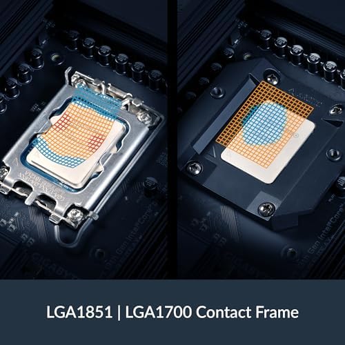 Intel contact frame and mounting hardware included with the imported computer water cooling kit.