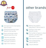 Joyo Roy 5-layer cotton potty training pants illustrating the thick absorbent interior padding