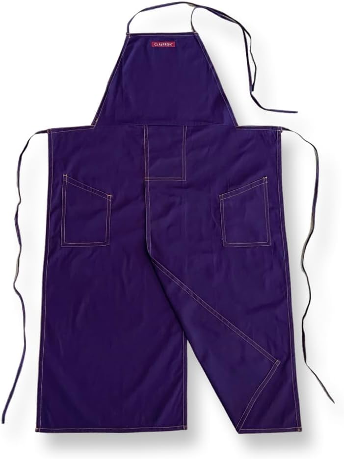 BLUE DENIM, the original split overlapped apron for potters, chefs, gardeners, artists, men and women - Image 10