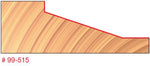 Freud 99-515 carbide tipped router bit shank and cutting edge detail