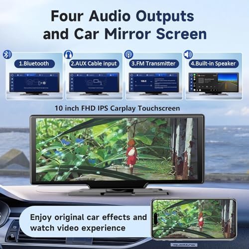 Rear backup camera connection for car multimedia display
