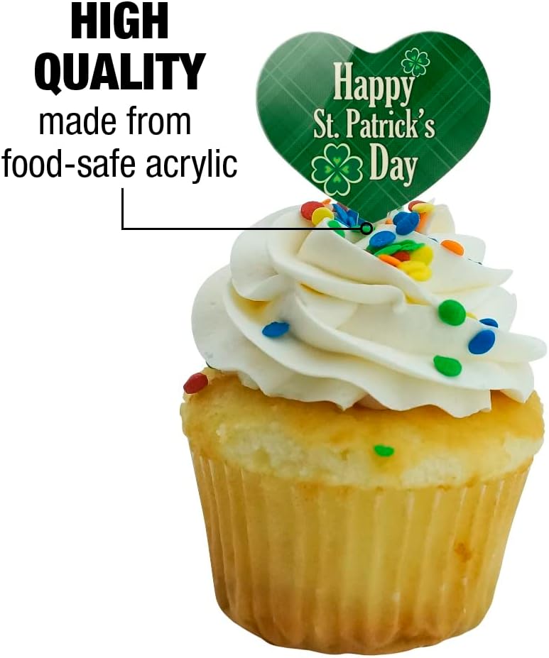 Graphics and More acrylic holiday cupcake picks showing design detail