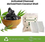 Natural coconut shell charcoal bags for shoe and closet deodorizing