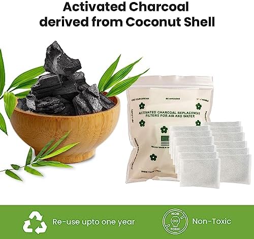 Natural coconut shell charcoal bags for shoe and closet deodorizing