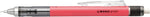 Tombow mechanical pencil front view in neon pink