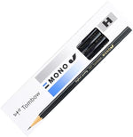 Tombow MONO-J2B 2B pencil box packaging rear view