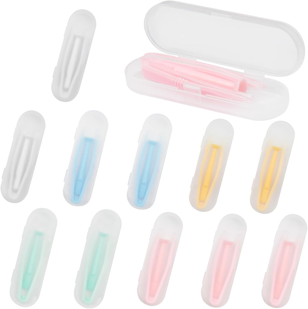 Zoolinn portable contact lens applicator and remover kit front view with open travel case