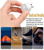 Warm white mini night light providing gentle eye protective nursery illumination