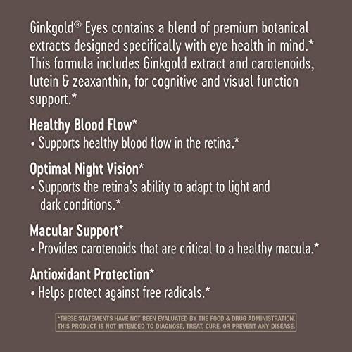 Nature's Way, Ginkgold Eyes, 60 Vegan Tablets (Pack of 4) - Image 8