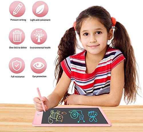 ERUW electronic graphics drawing pad with premium protective sleeve case and stylus pen.