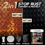 Cocomfix rust converter bottle showing 35 fluid ounce capacity