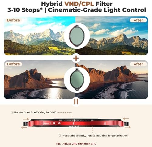 Close up of the Freewell white balance back lens cap highlighting the integrated gray card for color calibration.