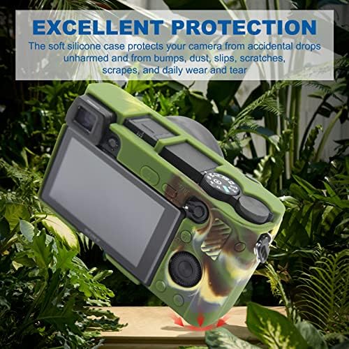 Easy Hood soft silicone cover for Sony A6400 back view with LCD cutout