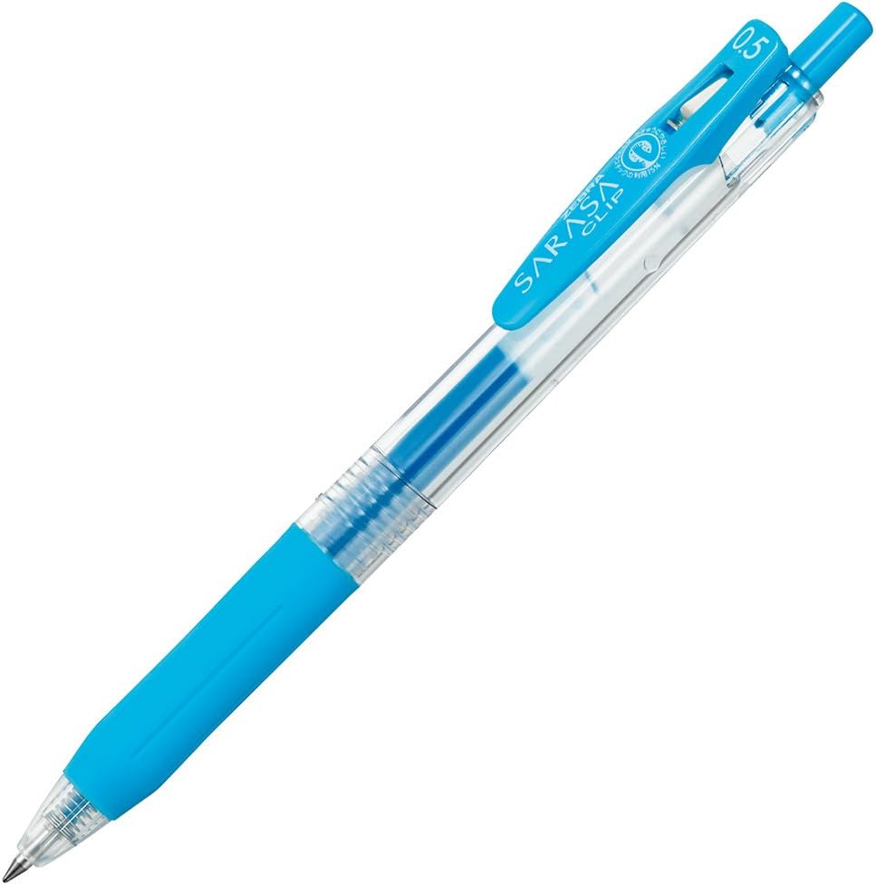 Zebra Sarasa retractable pen rubber grip close up