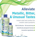 MetaQil alcohol free mouthwash for chemo patients with eight core ingredients.
