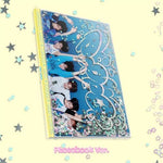 NCT WISH Poppop mini album showing ninety six page photobook layout and included pop up card.