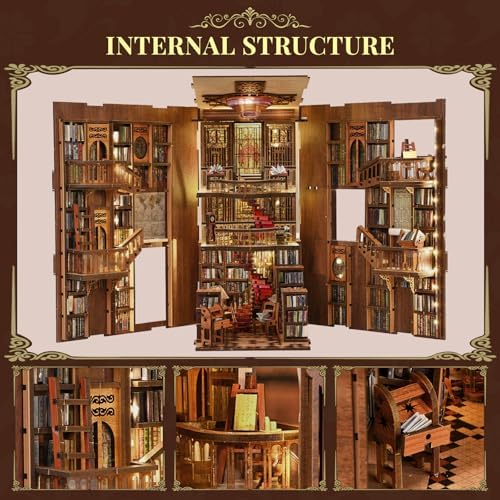 CCCDF miniature craft kit highlighting the high quality imported wood pieces and protective dust cover