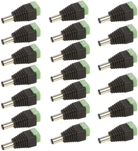Aimhduty two point one by five point five millimeter DC connectors arranged in a complete pack