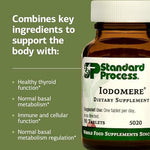 Standard Process Iodomere thyroid metabolism support dietary supplement
