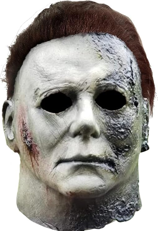 Pawirose CSUJEE Michael Myers mask front view showcasing facial details.