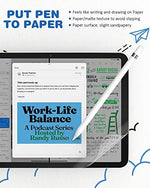 XIRON 2 PACK Paper Screen Protector for iPad 10th Generation 2022(10.9 Inch), Matte PET Film for iPad 10.9-inch (10th generation), Write and Draw Like on Paper, Anti-Glare Screen Protector - Image 4