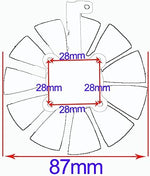 inRobert computer graphics processing unit fan set displayed clearly for hardware assembly check