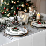 Two pack silver foil tablecloth packaging display