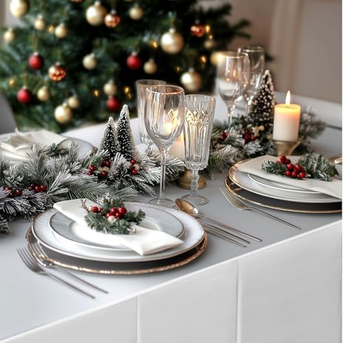 Two pack silver foil tablecloth packaging display